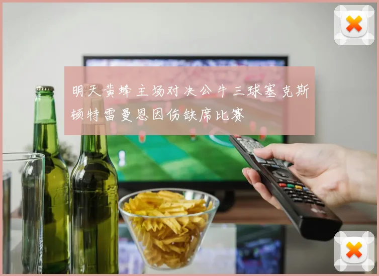 明天黄蜂主场对决公牛三球塞克斯顿特雷曼恩因伤缺席比赛
